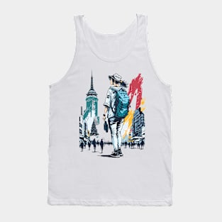 Watercolor: To travel alone Tank Top